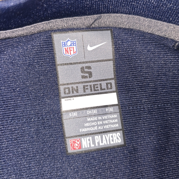 Nike Kids Patriots Navy Blue Jersey - Picture 6 of 9